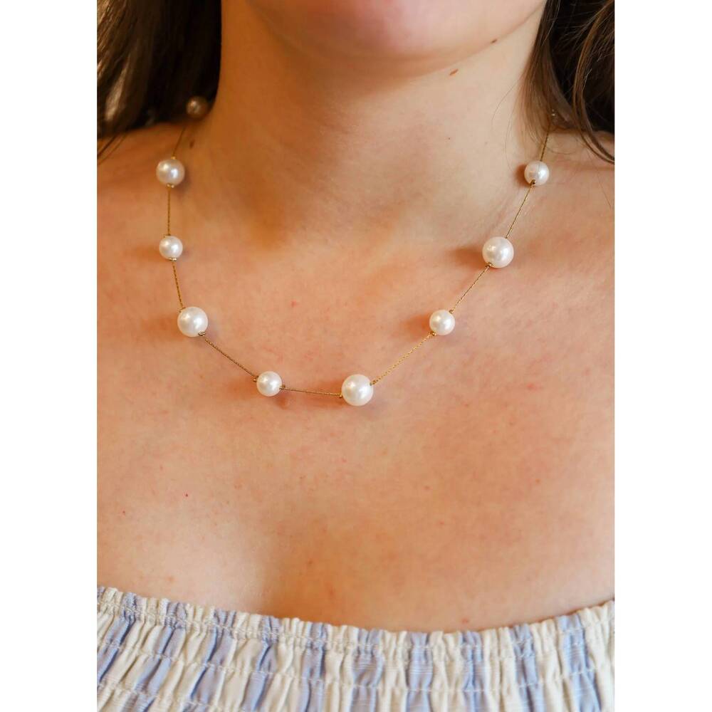 NEW CHANSUTTPEARLS avery pearl necklace in white
